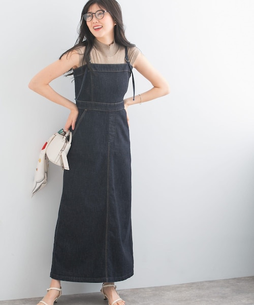 URBAN RESEARCH ROSSO（アーバンリサーチロッソ）の「『別注』Lee×ROSSO　BELTED CAMISOLE DRESS（ワンピース・レディース・ONE WASH/WHITE・XS/S）」の2枚目の写真