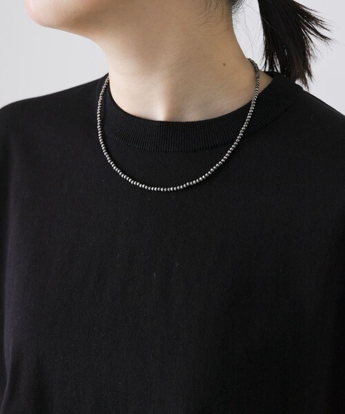 かぐれ（カグレ）の「ERICKA NICOLAS BEGAY　PlainDesign Necklace 45（ネックレス・レディース・OXIDIZED/SHINY・45）」の8枚目の写真