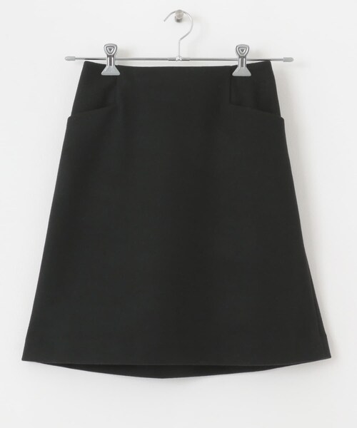 URBAN RESEARCH Sonny Label（アーバンリサーチサニーレーベル）の「メルトン風台形ミニスカート（スカート・レディース・ブラック/ベージュ・36/38）」の11枚目の写真
