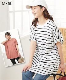 QUNTSTYLE | 【マタニティウエア・授乳服】半袖ドルマントップス（産前・産後）(マタニティウェア/グッズ)