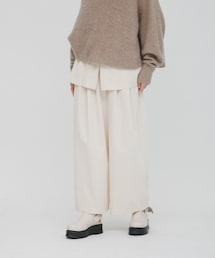 LAATO | wrinkle velor wide pants(その他パンツ)