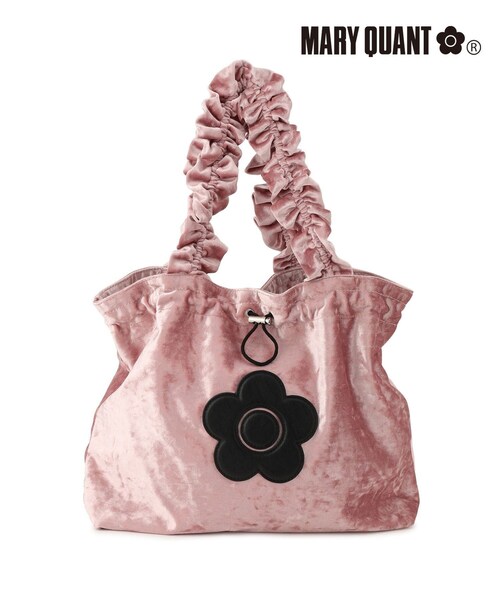VIS(ビス)の「【MARY QUANT×VIS】フリルハンドルベロアトートバッグ(トートバッグ・レディース・ブラック/ピンク系・F)」の9枚目の写真