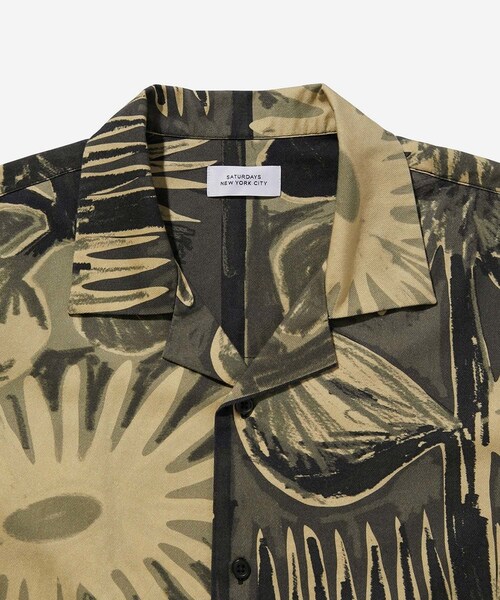Saturdays NYC（サタデーズ ニューヨークシティ ）の「Summer Bloom Canty SS Shirt（シャツ/ブラウス・レディース・キナリ/サックス/クリーム・L/XL/M）」の17枚目の写真
