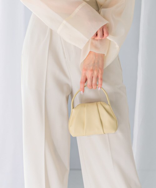 URBAN RESEARCH ROSSO（アーバンリサーチロッソ）の「LUMEN　FANTINE PETIT BAG（ハンドバッグ・レディース・sunlit yel/mistywhite/softblack/hazysilver・-）」の3枚目の写真
