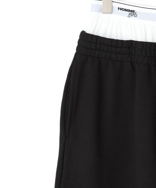 ADAM ET ROPE'(アダムエロペ)の「【HOMME girls×FRUIT OF THE LOOM】Boxer Sweatpants(その他パンツ・レディース・ブラック・S)」の5枚目の写真