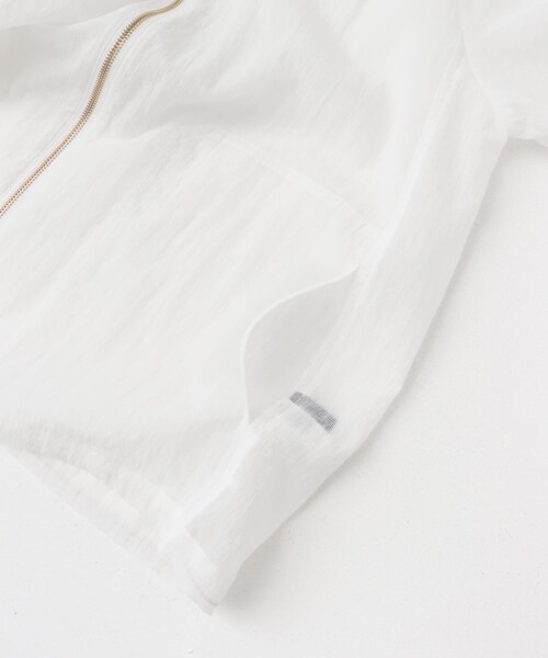 URBAN RESEARCH ROSSO（アーバンリサーチロッソ）の「シアーパーカーブルゾン（ブルゾン・レディース・black/white・FREE）」の9枚目の写真