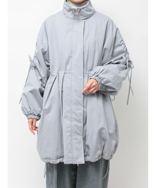 jouetie（ジュエティ）の「ギャザーリボンモッズコート（モッズコート・レディース・ブラック/ブルー/カーキ/ブラウン・M）」の9枚目の写真