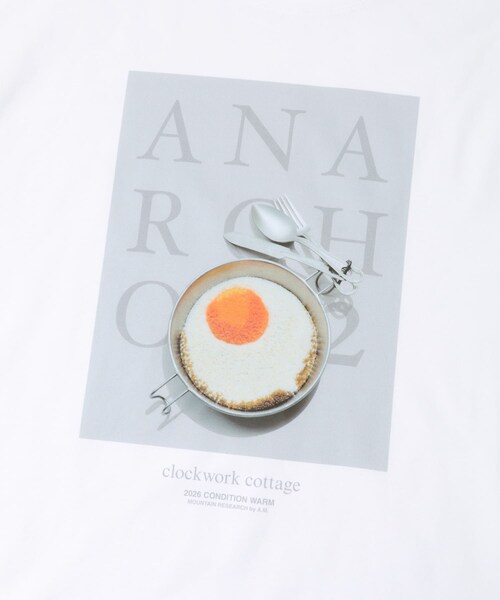 EKAL(エカル)の「mountain research Sunny Side Up(Tシャツ/カットソー・メンズ・WHITE・M/L/XL)」の5枚目の写真