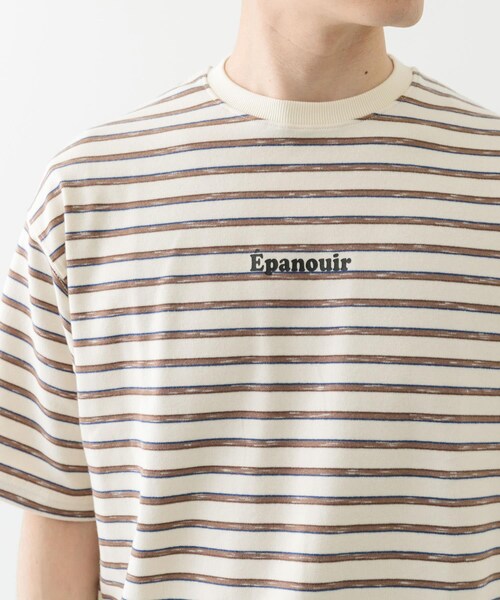 ITEMS URBANRESEARCH（アイテムズ アーバンリサーチ）の「ビンテージライク ボーダーTシャツ（Tシャツ/カットソー・メンズ・BEG/WHT/KHK・M/L）」の5枚目の写真
