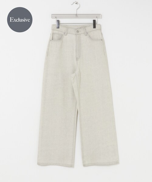 URBAN RESEARCH（アーバンリサーチ）の「『別注』PICCADILLY×URBAN RESEARCH　デニムストレートパンツ（デニムパンツ・レディース・LT GRAY/LT INDIGO・36/38/40）」の6枚目の写真