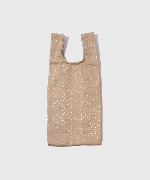 ADAM ET ROPE'(アダムエロペ)の「【HOLO MARKET/ホロマーケット】POCCHIRI Mini Tote bag(トートバッグ・メンズ・ブラック/ホワイト系/ベージュ/ライトグリーン・F)」の6枚目の写真