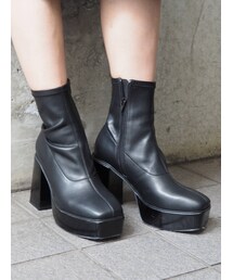 EVRIS | スリムチャンキーブーツ(ブーツ)