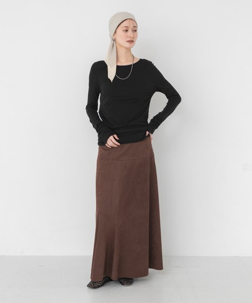 URBAN RESEARCH(アーバンリサーチ)の「THYARD ハイゲージカットソー(Tシャツ/カットソー・レディース・OFF WHITE/BLACK/BROWN・Free)」の20枚目の写真