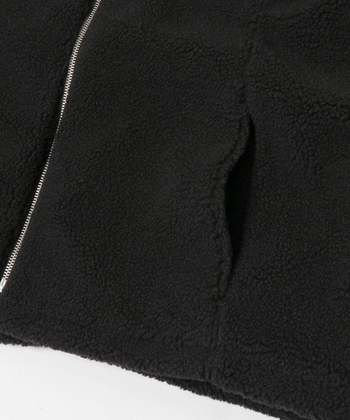 URBAN RESEARCH DOORS（アーバンリサーチドアーズ）の「FORK&SPOON　スタンドカラーボアブルゾン（ブルゾン・レディース・BLACK/BEIGE・1）」の11枚目の写真