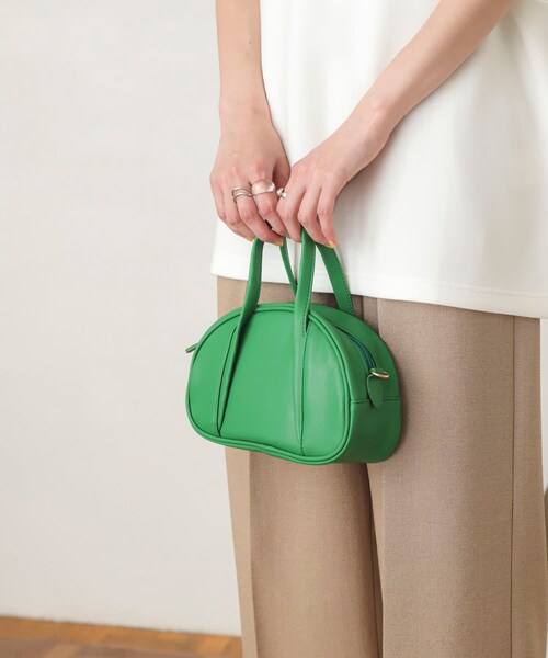 SENSE OF PLACE by URBAN RESEARCH（センスオブプレイスバイアーバンリサーチ）の「ボーリングバッグ（ハンドバッグ・レディース・IVORY/BLACK/GREEN/PINK/BLUE・One/one）」の13枚目の写真