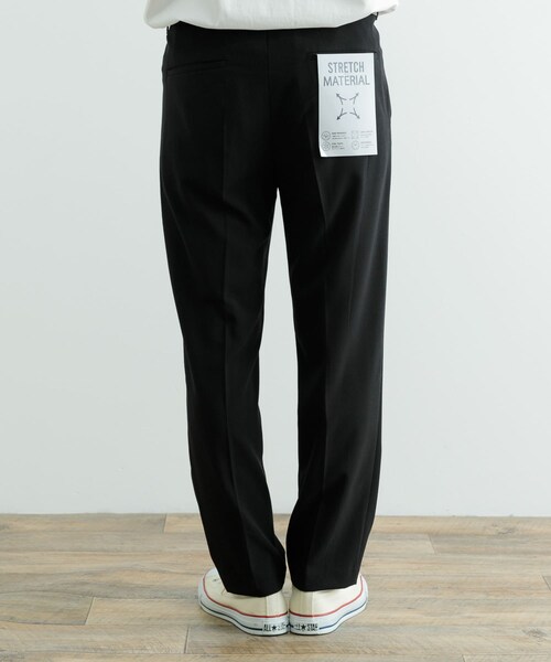ITEMS URBANRESEARCH（アイテムズ アーバンリサーチ）の「『セットアップ対応』ウォッシャブル×クールタッチTRテーパードパンツ（その他パンツ・メンズ・BLK/BEG/GRY/CHK・S/M/L）」の17枚目の写真