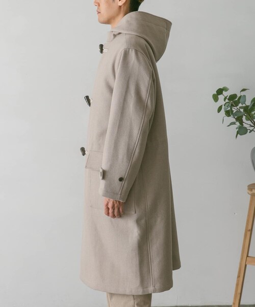 URBAN RESEARCH DOORS（アーバンリサーチドアーズ）の「JAPAN FABRIC ダッフルコート（ダッフルコート・メンズ・GREEN/D.NAVY/GREIGE・M/L）」の13枚目の写真