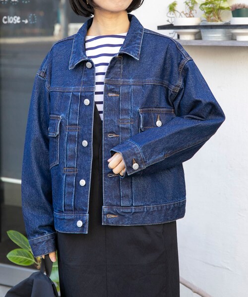 URBAN RESEARCH DOORS（アーバンリサーチドアーズ）の「FORK&SPOON　JFデニムジャケット（デニムジャケット・レディース・ONEWASH/USED・1）」の3枚目の写真