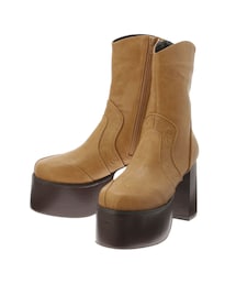 EVRIS | ウエスタンデザインプラットフォームブーツ(ブーツ)