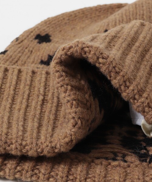 THE GOODLAND MARKET（ザグッドランドマーケット）の「AIGLE EXPERIENCE BY ETUDES STUDIO　スノーフレーク ビーニー（ニットキャップ/ビーニー・レディース・ESPRESSO/M.BLUE・one）」の7枚目の写真