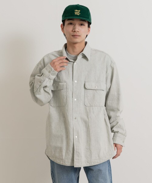 THE GOODLAND MARKET（ザグッドランドマーケット）の「Annaut　DAILY UTILITY SH JACKET（デニムジャケット・メンズ・PASTEL IDG・S/M/L）」の5枚目の写真