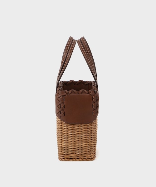 ROPE'(ロペ)の「【A VACATION(ア ヴァケーション)】RATTAN S|カゴバック(かごバッグ・レディース・ダークブラウン・F)」の11枚目の写真