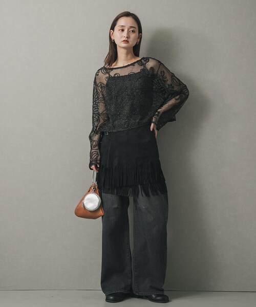 SENSE OF PLACE by URBAN RESEARCH(センスオブプレイスバイアーバンリサーチ)の「フープハンドルバッグ(ハンドバッグ・レディース・L.BLUE/BLACK/CAMEL・one)」の19枚目の写真