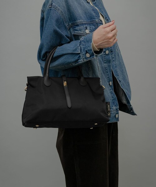 URBAN RESEARCH Sonny Label（アーバンリサーチサニーレーベル）の「VIOLAd’ORO　BIANCA V-2251（トートバッグ・レディース・black/taupe・one）」の3枚目の写真