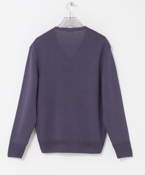 URBAN RESEARCH（アーバンリサーチ）の「PURLAM　WASHI M-G TENJIKU V PULLOVER（ニット/セーター・メンズ・WHITE/BLACK/GREEN/B.PURPLE・2/3）」の20枚目の写真