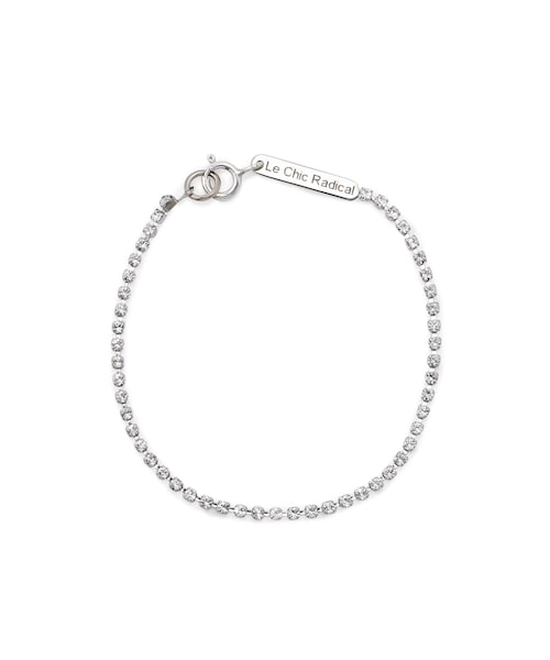 ADAM ET ROPE'（アダムエロペ）の「【公式サイト限定】【Le Chic Radical】Baby Crystal Bracelet（ブレスレット・レディース・シルバー・F）」の12枚目の写真