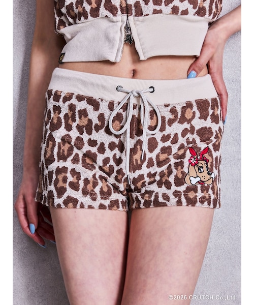 GYDA(ジェイダ)の「GYDA×GALFY leopard pile マイクロショートパンツ(その他パンツ・レディース・ブラック/ピンク/ベージュ・F)」の4枚目の写真