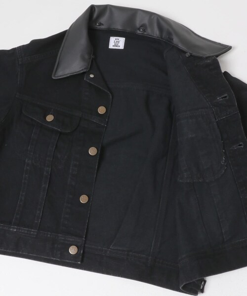 URBAN RESEARCH ROSSO(アーバンリサーチロッソ)の「『別注』Lee×ROSSO 2WAY COLLAR SHORT JACKET(デニムジャケット・レディース・OW BLACK/OW BLUE・Short)」の7枚目の写真