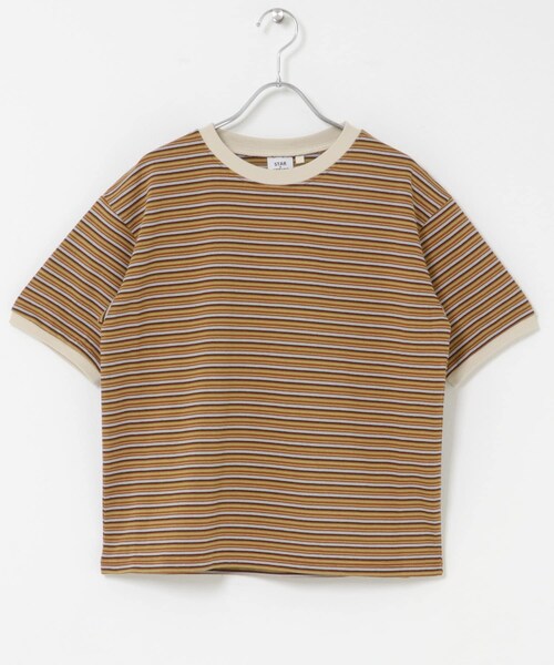 URBAN RESEARCH DOORS(アーバンリサーチドアーズ)の「『別注』STAR&STRIPE×DOORS MULTI RINGER T-SHIRTS(Tシャツ/カットソー・レディース・GRAY/BROWN/BLUE・One)」の7枚目の写真