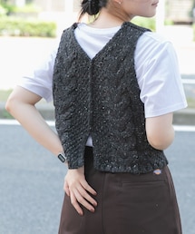 EKAL | ウール混ネップベスト(ニット/セーター)