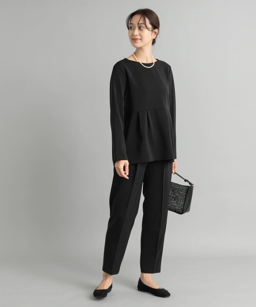 URBAN RESEARCH DOORS（アーバンリサーチドアーズ）の「ペプラムトップスセットアップ（セットアップ・レディース・NAVY/GREGE/BLACK・S/M）」の21枚目の写真