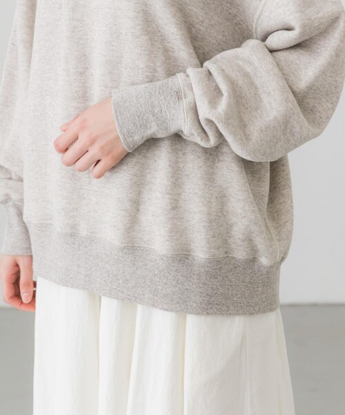 かぐれ（カグレ）の「コットンリヨセルスウェットプルオーバー（スウェット・レディース・L/GRAY/OATMEAL/CHARCOAL・FREE）」の17枚目の写真