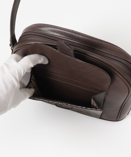 URBAN RESEARCH ROSSO（アーバンリサーチロッソ）の「VINTAGE　YVESAINTLAURENT90s内側ロゴレザーハンドバッグ（ハンドバッグ・レディース・ダークブラウン・-）」の7枚目の写真