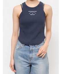 Ungrid | ロゴアメスリショートタンクトップ(タンクトップ)