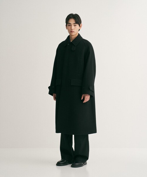 URBAN RESEARCH（アーバンリサーチ）の「ANOTHER OFFICE　Voyager Bold Balmacaan Coat（テーラードジャケット・メンズ・Black/Navy/H Charcoal・1/2/3）」の7枚目の写真