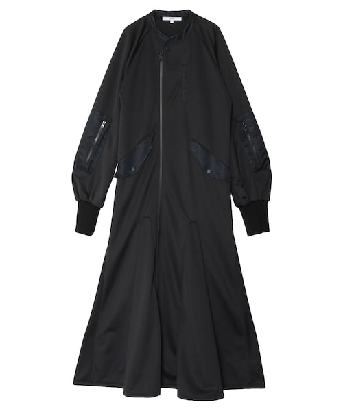 UN3D. アンスリード ミリタリーワンピース アウター 完売商品 UN3D.（アンスリード）の「MA-1 JERSEY OP（ワンピース）」 - WEAR