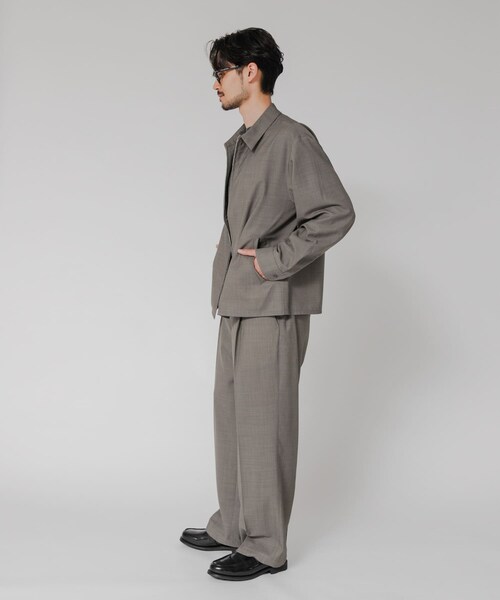 URBAN RESEARCH（アーバンリサーチ）の「WASHABLE WOOL SPORTS JACKET（ブルゾン・メンズ・NAVY/BLACK/CHARCOAL・M/L）」の19枚目の写真