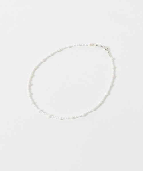 URBAN RESEARCH ROSSO（アーバンリサーチロッソ）の「LAPUIS　SV ROUND STONE NECKLACE（ネックレス・レディース・WHITE/BLACK・-）」の3枚目の写真