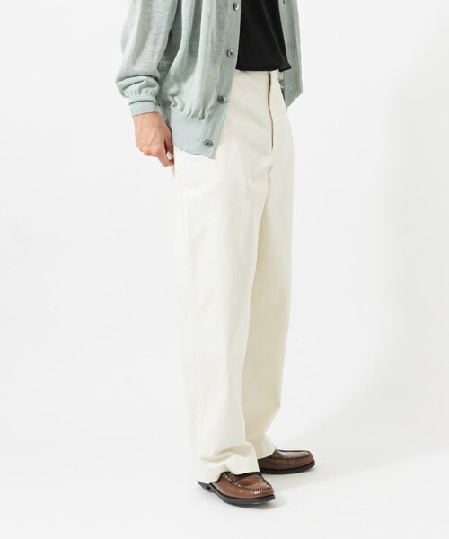 URBAN RESEARCH(アーバンリサーチ)の「CINCH BACK CHINO PANTS(チノパンツ・メンズ・ECRU/BLACK・M/L)」の6枚目の写真