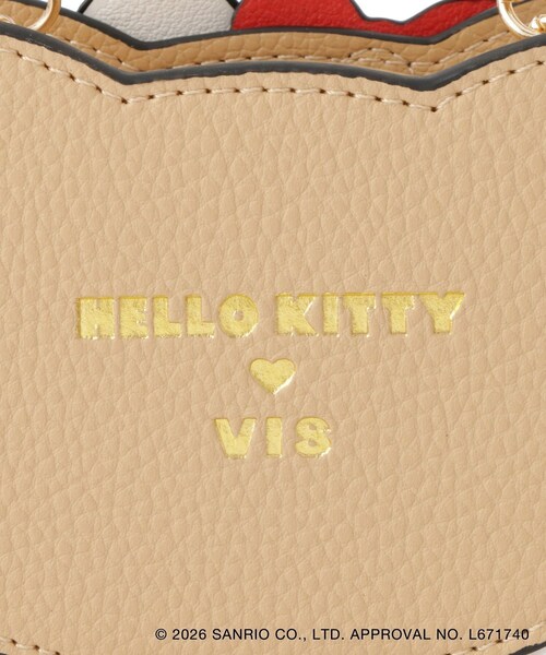 VIS(ビス)の「【HELLO KITTY×VIS】日焼けデザイン ハローキティフェイスポーチチャーム(ポーチ・レディース・ベージュ・F)」の15枚目の写真