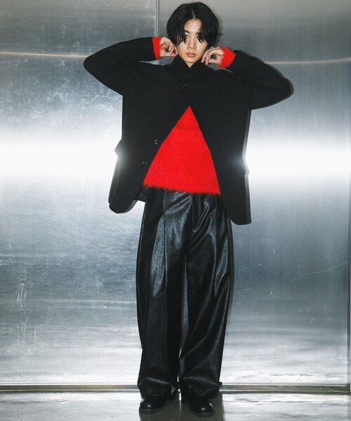 SENSE OF PLACE by URBAN RESEARCH(センスオブプレイスバイアーバンリサーチ)の「ルーズミドルジャケット(テーラードジャケット・メンズ・BLACK/CHARCOAL/GREIGE・M/L)」の12枚目の写真