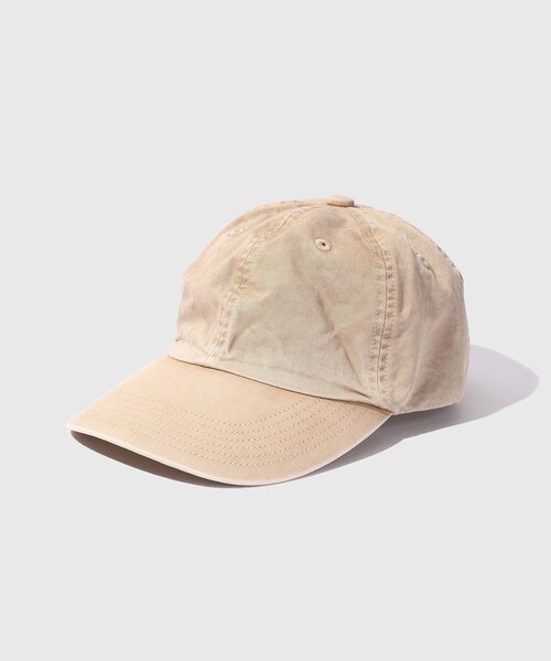 ADAM ET ROPE'(アダムエロペ)の「【AURALEE/オーラリー】GARMENT-DYED FINX CHINO CAP MADE BY KIJIMA TAKAYUKI(キャップ・メンズ・ブラック/ダークブラウン/ベージュ・F)」の3枚目の写真