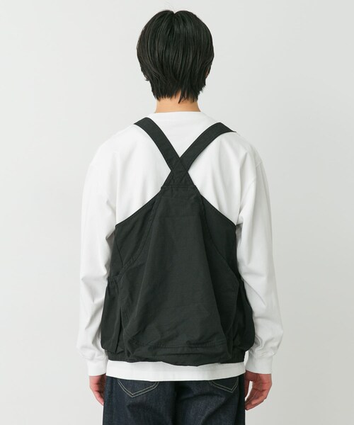 URBAN RESEARCH DOORS(アーバンリサーチドアーズ)の「Snow Peak Apparel TAKIBI RIP FIELD VEST(ベスト・メンズ・BLACK/OLIVE・M)」の4枚目の写真
