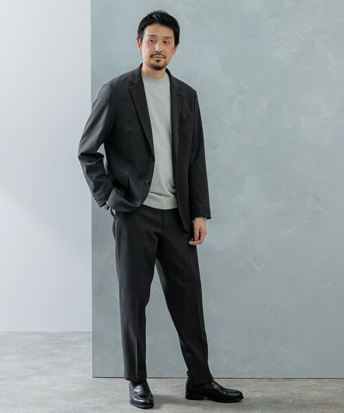 URBAN RESEARCH DOORS（アーバンリサーチドアーズ）の「LIFE STYLE TAILOR　ウールライクストレッチコンフォータブルパンツ（スラックス・メンズ・GRAY/NAVY/KHAKI・S/M/L/XL）」の8枚目の写真