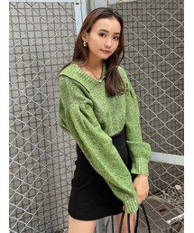 EMODA | ドロップタックスリーブニット(ニット/セーター)