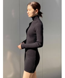 EMODA | バックオープンリブワンピース(ワンピース)